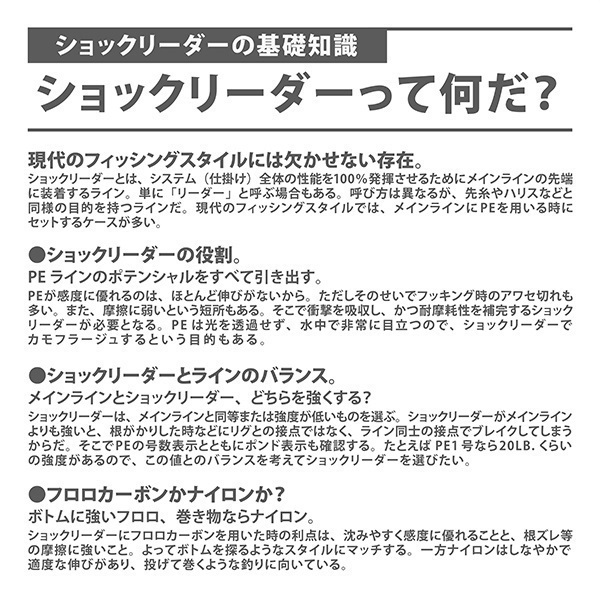 ショックリーダー